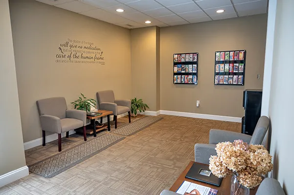 Reception area